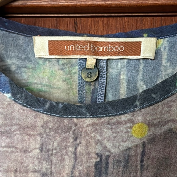 United Bamboo 3/4 sleeves knee-length soft silk dress (I’m 5’3”). - Picture 5 of 16